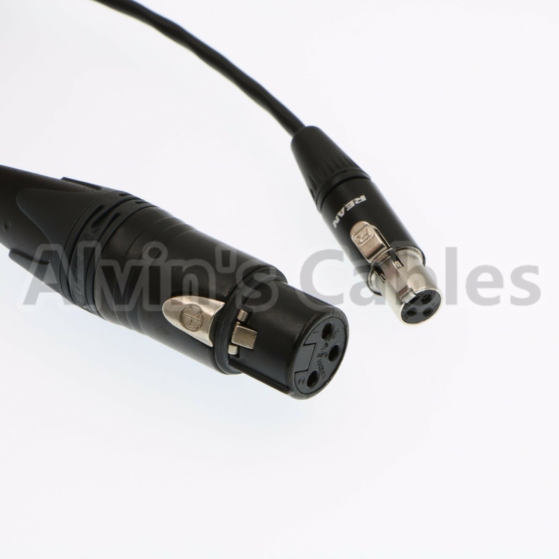 Neutrik Mini XLR 3 Pin Female To XLR 3 Pin Female Cable For Sound Devices 442