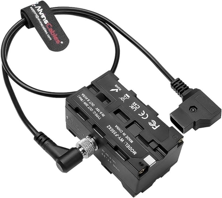 Alvin's Cables D-tap to Double-Sided NP-F Dummy Battery Power Cable for Atomos Ninja Ѕольшой HD-кабель для питания от батареи для монитора, NP-F550 для F570 для F770 для F970 для адаптера питания от батареи с портом типа C, 60CM для 24 дюймов