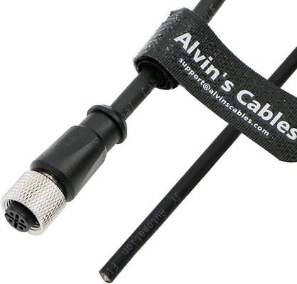 Алвинские кабели M12 A Код 5 Pin Женщина к открытому концу кабеля 3,3 фута